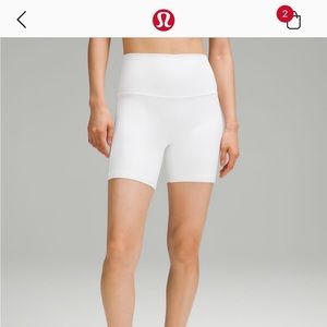 lululemon Align™ High-Rise Short 6" 🤍 WHITE 🤍